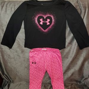 Girls Toddler Under Armour long sleeve outfit
